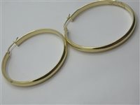 Orecchini Domar Donna Cerchi argento 925 lisci in Argento ORAR-460-280 - ORAR-460-280